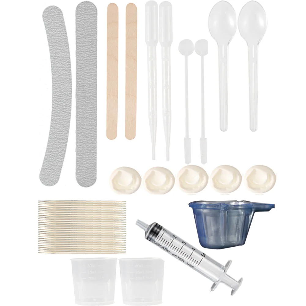 DIY Пластиковые клеевые полимерные ювелирные инструменты одноразовые переносные