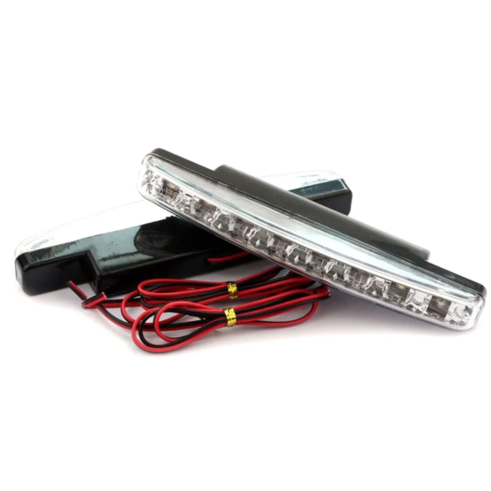 

2Pcs Waterproof Universal DC 12V 8LED Car Fog Lamp Daytime Driving Running Light