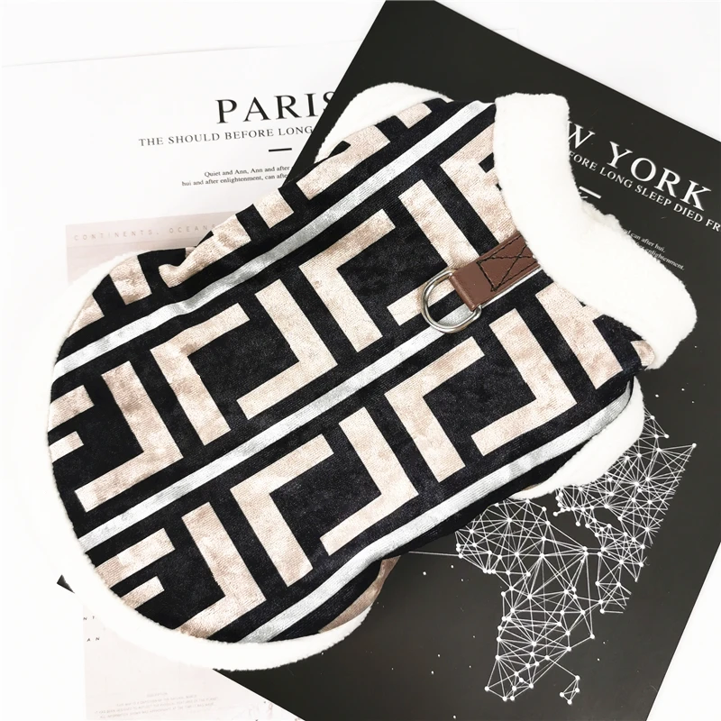 Одежда для собак осенне зимнее пальто два фута хлопковая одежда зимний жилет