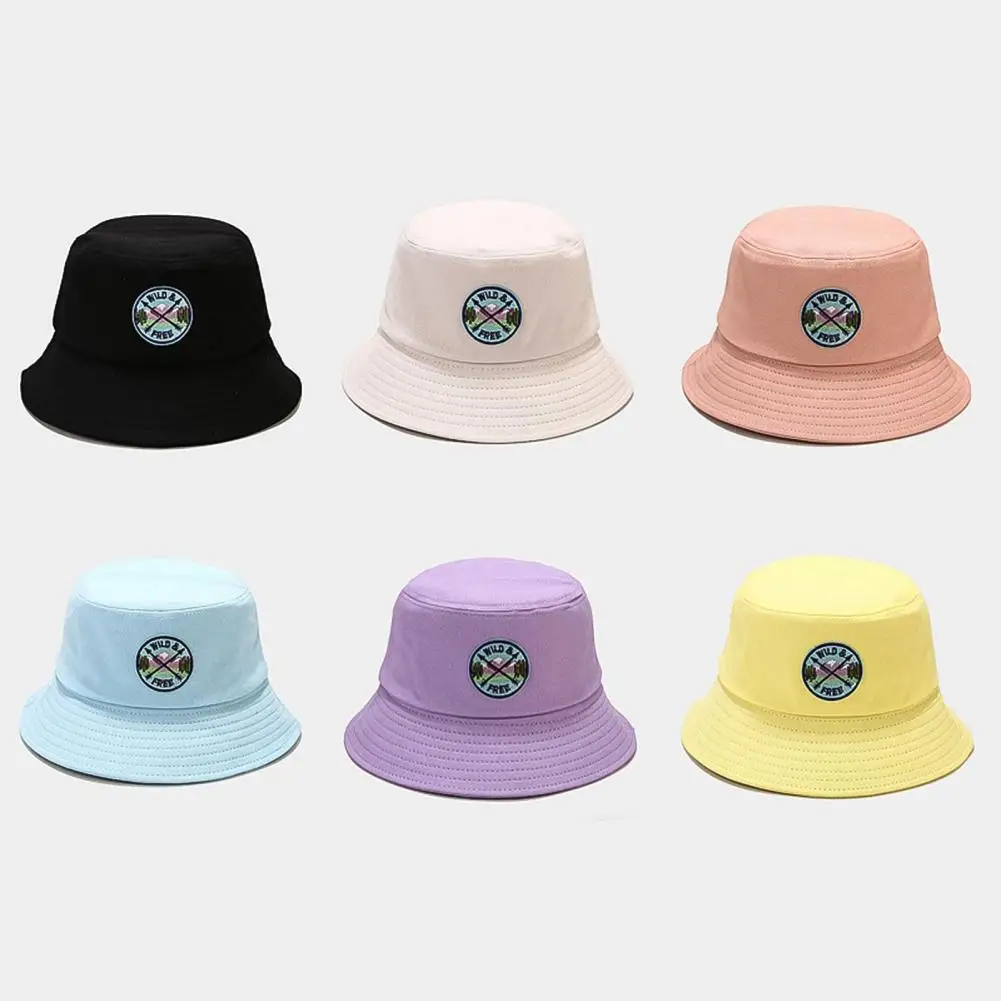 

Cute Cotton Fisherman Caps Flexible Folding Hats Headgear for Outdoor Activity