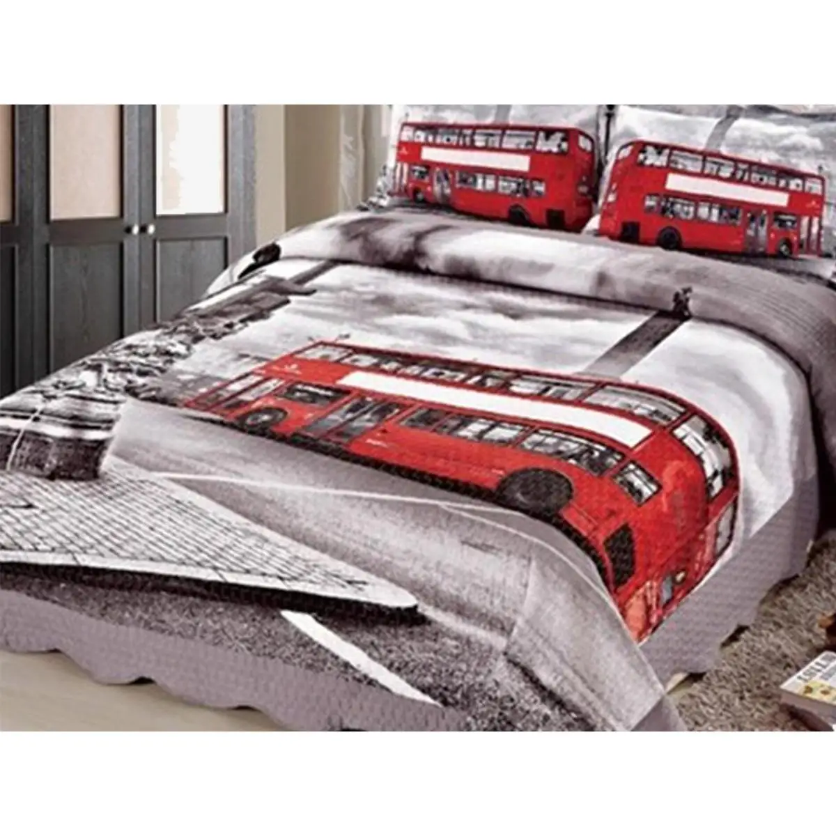 

Cotton House Home Collection Double Personality 3D Bedclothes-Travel