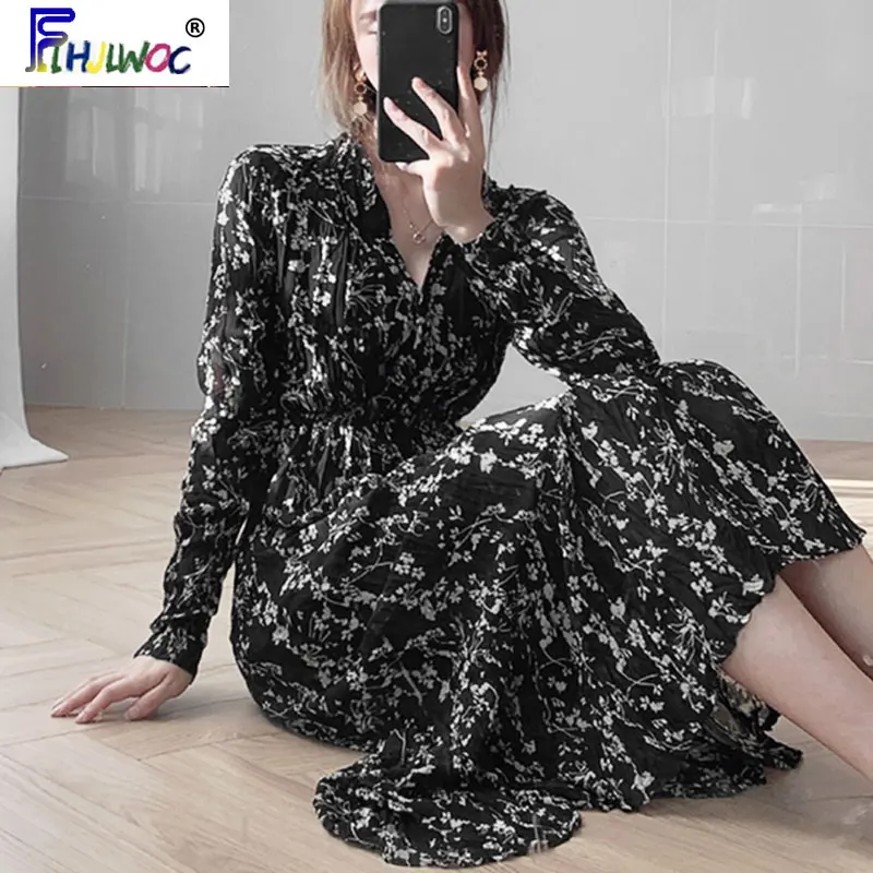 Женское винтажное платье с цветочным принтом облегающее ТРАПЕЦИЕВИДНОЕ ПЛАТЬЕ С