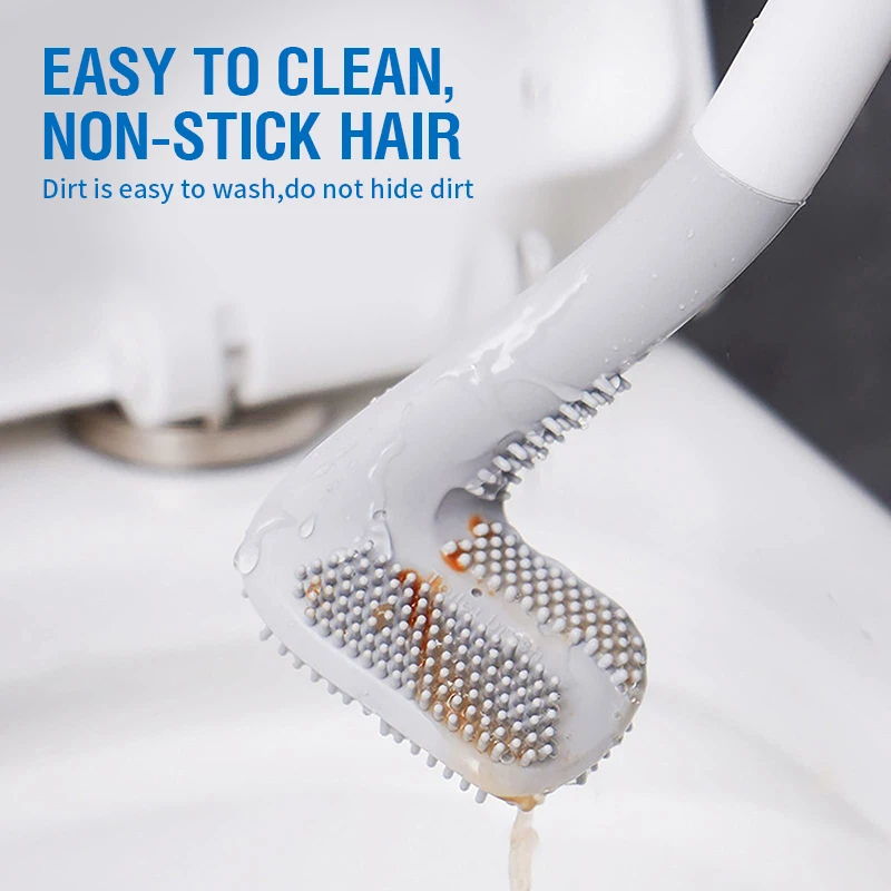 Щетка для туалета Golf щетка чистки настенная силиконовая с держателем туалетной