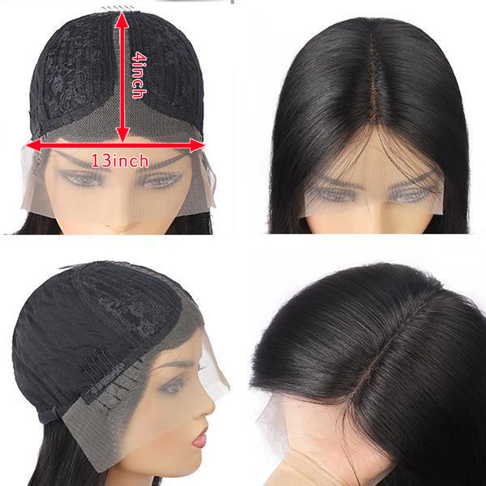 

13x4 x1 lace front wig T part lace front wig wholesale deep wave lace front wig Brazilian lace front Human Hair Wigs for women