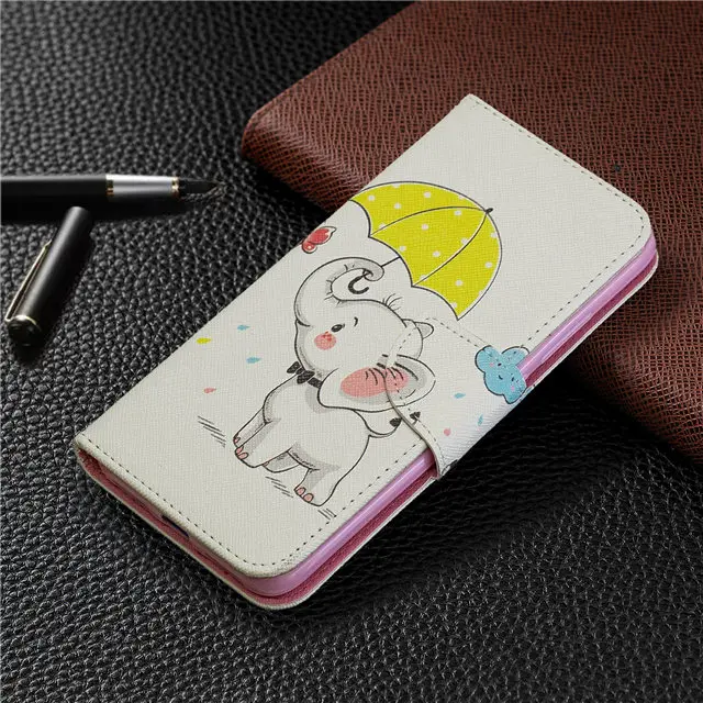 Coque fundas для Xiao mi redmi 7 чехол кожаный бумажник с цветочным узором pouzdro на xio mi xiao mi redmi 7 флип чехол для телефона с рисунком панды