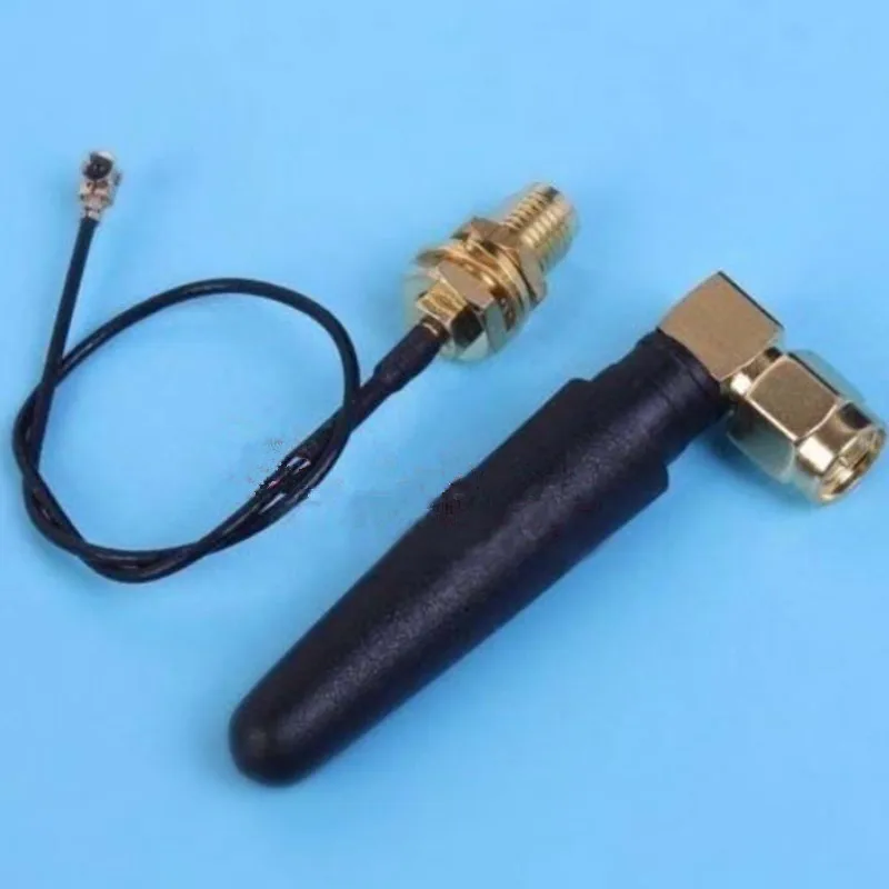 

2pcs/lot 15cm IPX to SMA Female Plug For GPRS GSM 3G Small Pepper Elbow Antenna