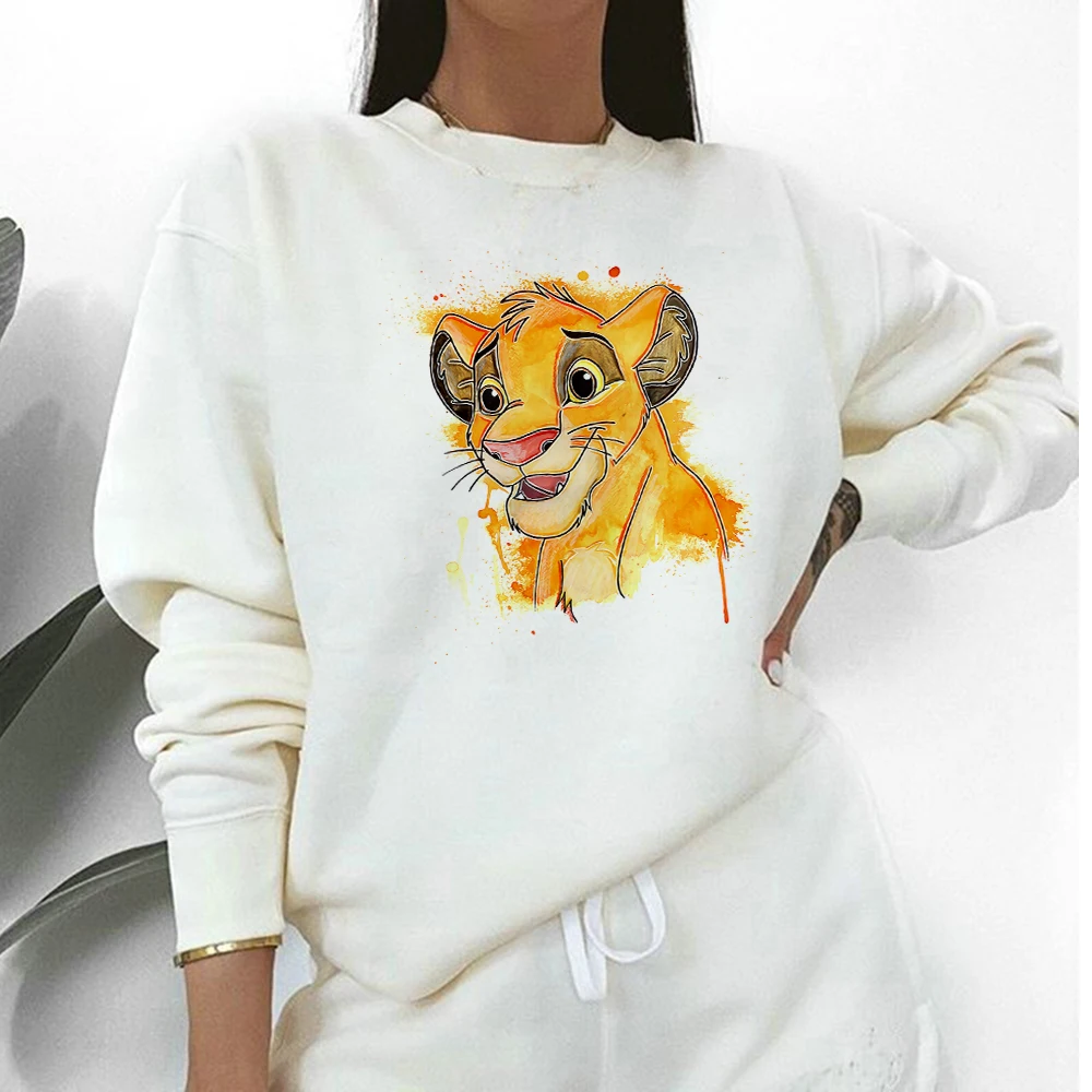 Свитшот Simba Женский модная кофта с капюшоном принтом Дисней Король Лев