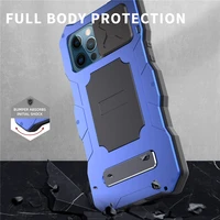 lens rugged armor slide camera phone case for iphone 13 12pro max mini metal aluminum military grade bumpers kickstand cover