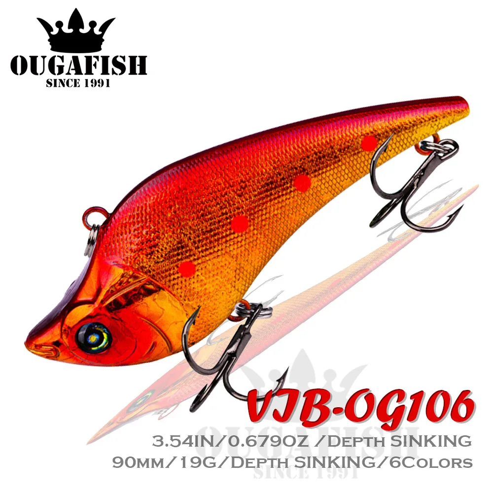 

2021 Fishing Lure VIB Weights19g Vibration Isca Artificial Wobbler Baits Peche Pike Carp Fish Tackle Goods Pesca Saltwater Lures