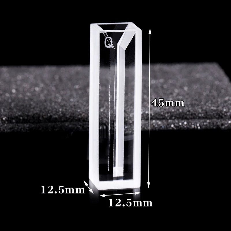 Микро кварцевая кювета с крышкой (1050ul)|quartz cuvette|cuvette quartzmicro cuvette |