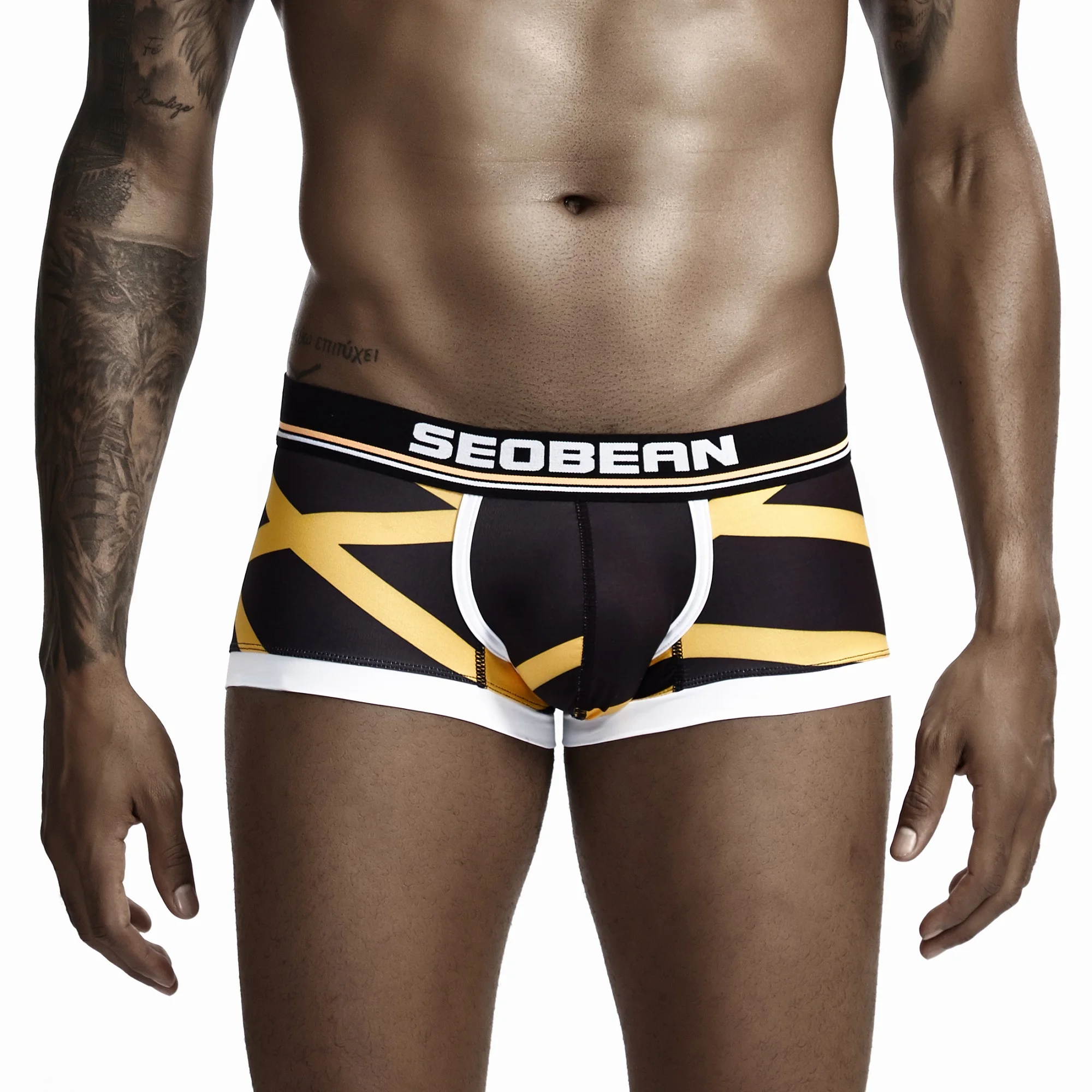 Новое мужское нижнее белье SEOBEAN Мужская пижама боксеры мужские трусы|Мужские