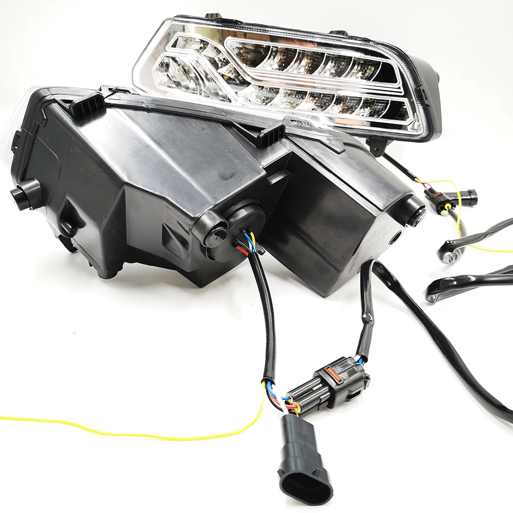 2 шт. DRL для Защитные чехлы сидений сшитые специально Volkswagen Polo 2014 2015 2016 2017 дальнего