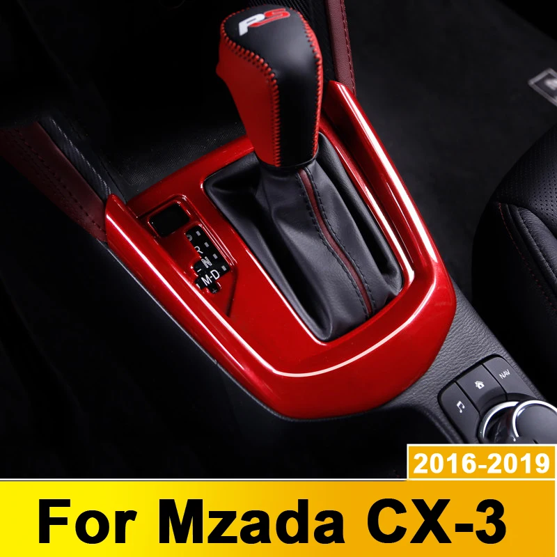 Для Mazda CX3 CX-3 2016 2017 2018 2019 автомобиля Шестерни коробка переключения Панель крышка