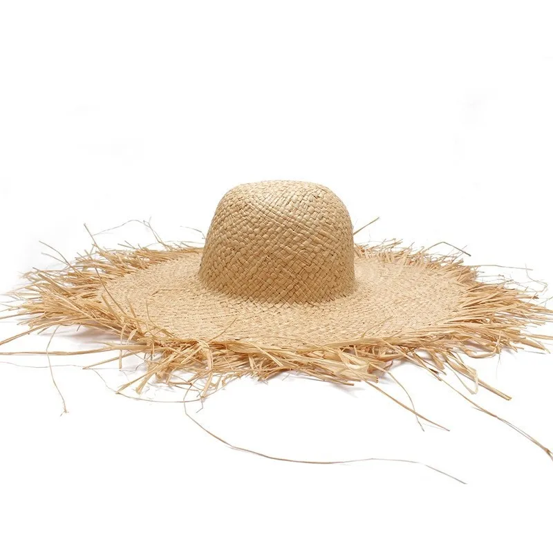 

Women's Hat Summer Wide Brim Straw Hats Big Sun Hats UV Protection Panama floppy Beach Raffia Hats Ladies bow hat chapeau femmel