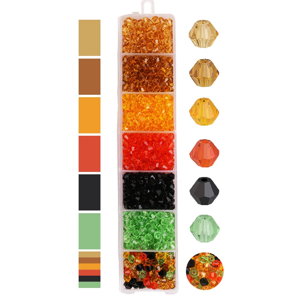 

700pcs Austria Crystal Embroidery 5238 Bead AAA Czech Glass Bicone 4mm Faceted Jewelry Making Needlwork Accessories Wholesale