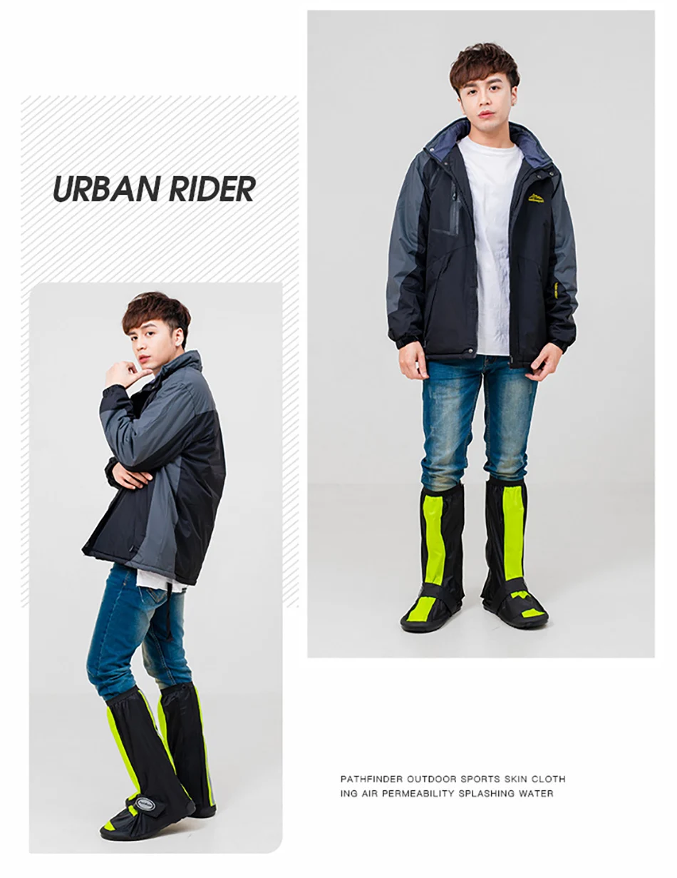 Водонепроницаемые непромокаемые сапоги в байкерском стиле IRON JIA'S Нескользящие