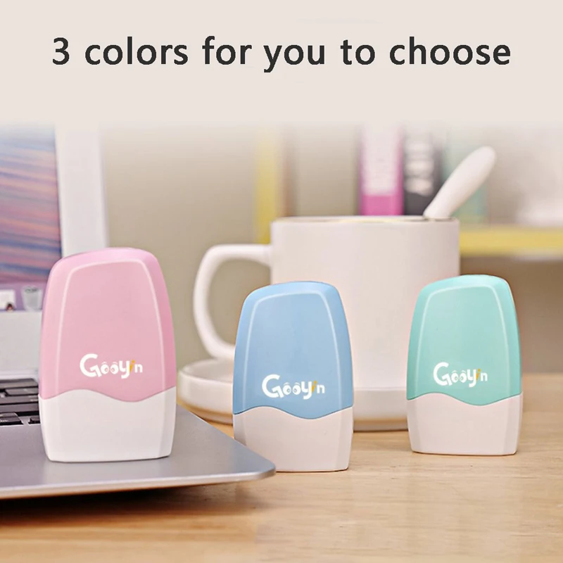 

Roller Stamp Messy Code Security Stamp Roller Portable Self-Inking Identity Theft Protection Roller Stamp