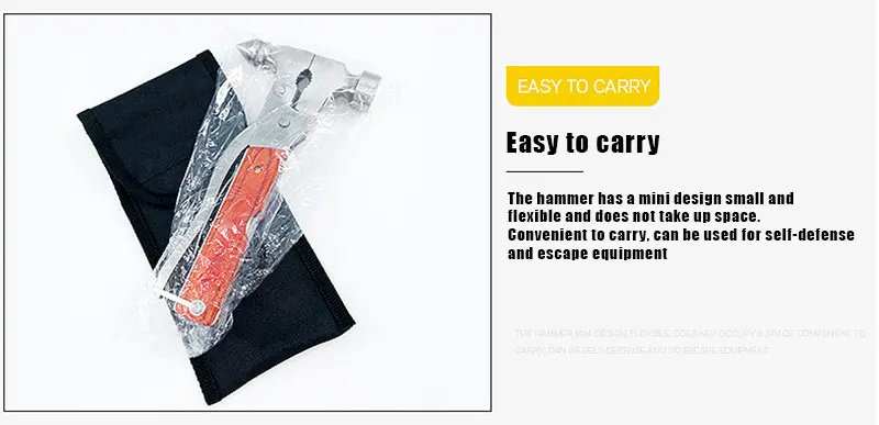 

Outdoor Multifunction Safety Hammer Wth Ax Horn Mountaineering Foldding Survice Toolknife Set Camping Training Lifesaving Hammer