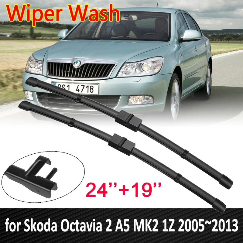 Щетка стеклоочистителя для Skoda Octavia 2 A5 MK2 1Z 2005 ~ 2013 стеклоочистители автомобильные