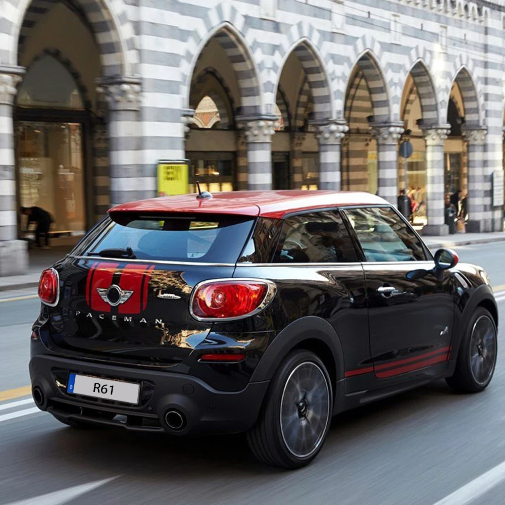 Автомобильные наклейки на заднюю дверь для MINI Cooper S R50 R53 R55 R56 R60 R61 F54 F55 F56 F60 |