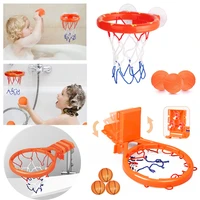 bath toys bathtub basketball hoop for toddlers kids bathroom slam dunk fun shooting game with 3 balls funny shower water toys