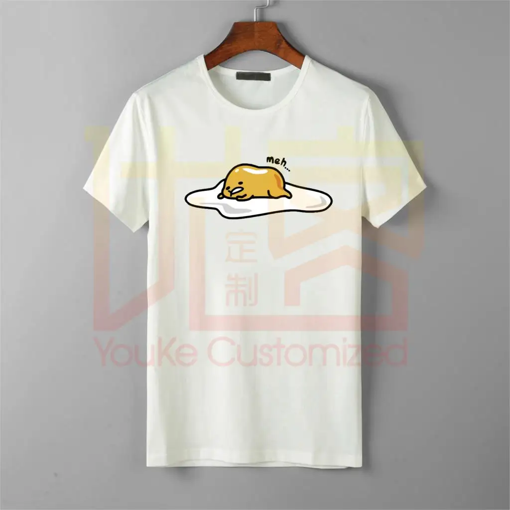 Gudetama shirt Meh мультяшная Футболка Мужская Унисекс Новая модная футболка Бесплатная