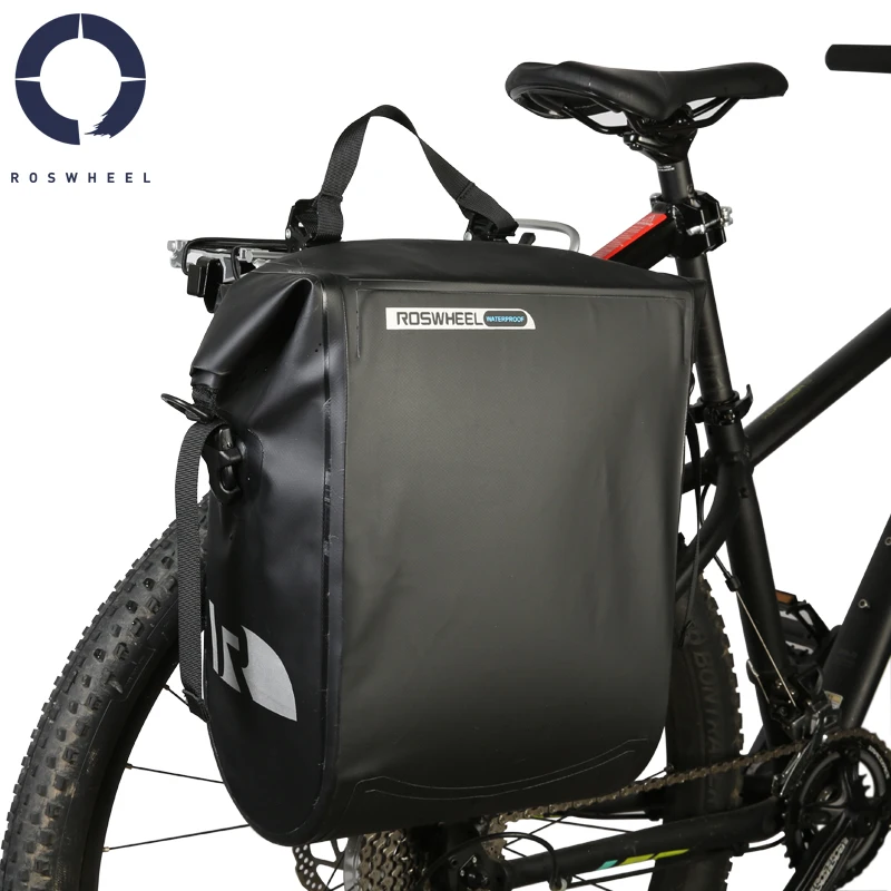

ROSWHEEL 20L Full Waterproof Bike Bicycle Cycling Pannier Bag Bicycle front bag Bike Accessories