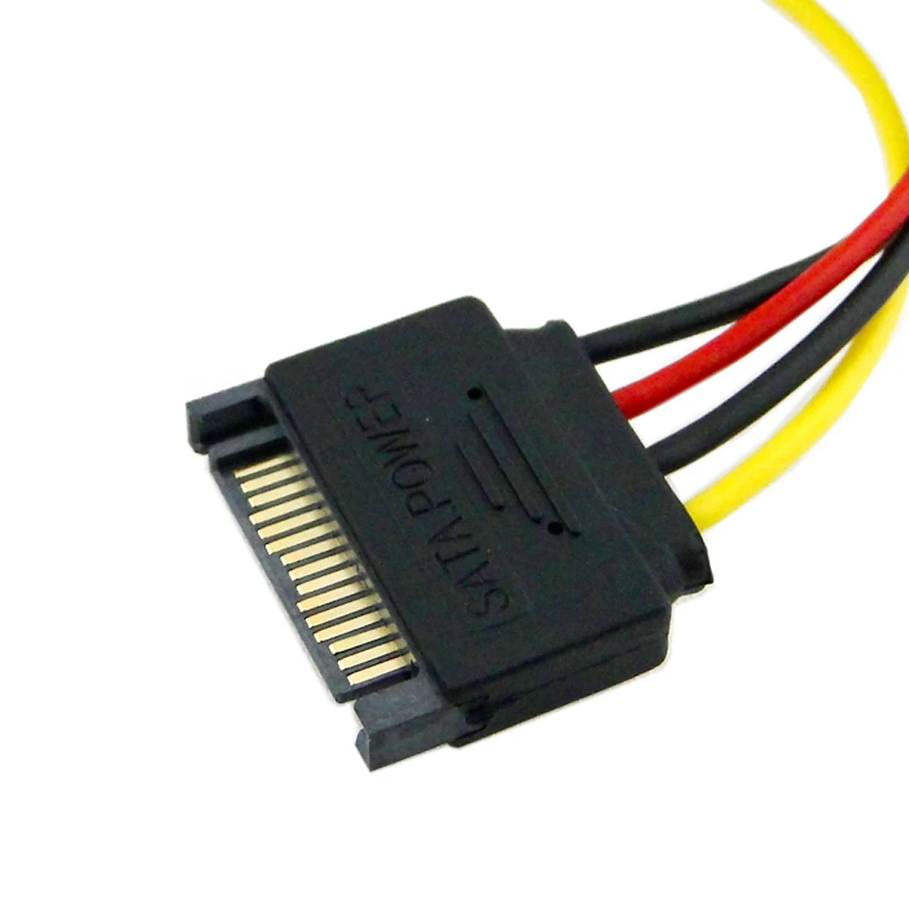 3pcs 15 Pin Connector Power SATA Extension Cable Copper Wire 20cm Adapter Hard Drive Male To Female Computer Converter |