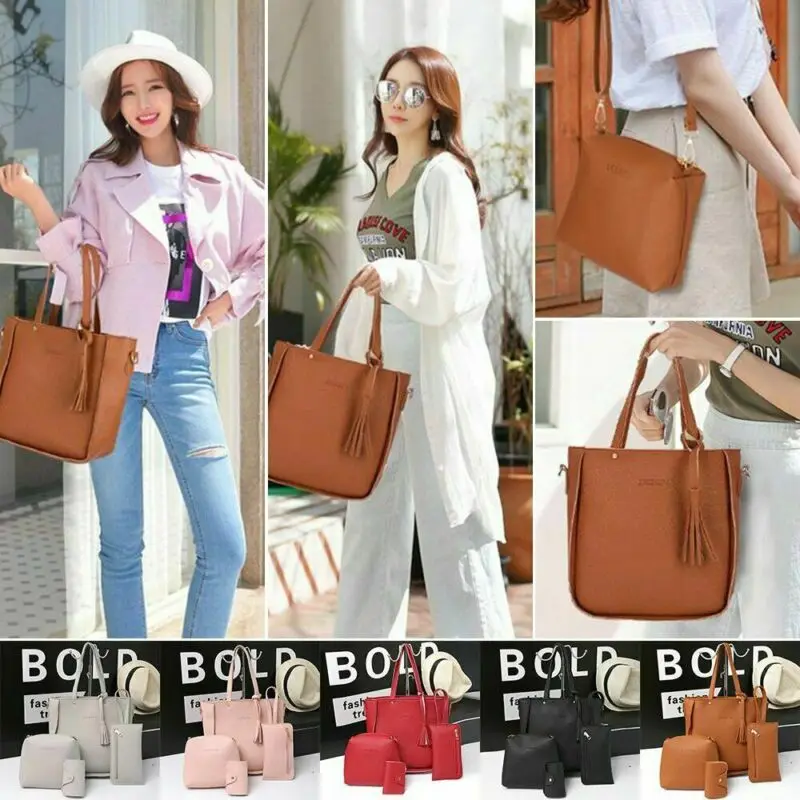 Leather Handbags Big Women Bag High Quality Casual Female Bags Trunk Tote Spanish Brand Shoulder Ladies Large Bolsos | Багаж и сумки