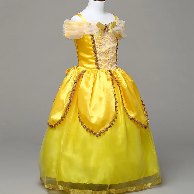 Belle/карнавальный костюм для костюмированной вечеринки платья девочек платье