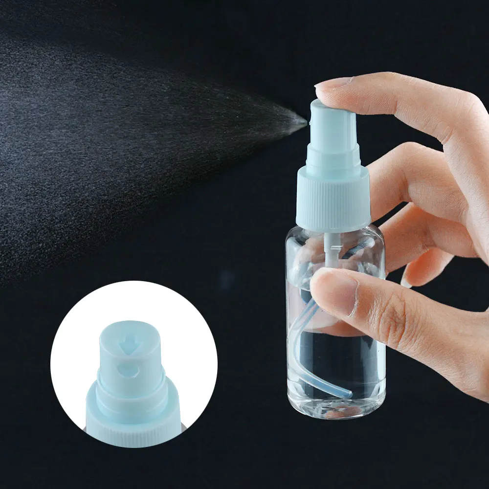 Дорожный набор пластиковые прозрачные флаконы для крема герметичные 11 шт.