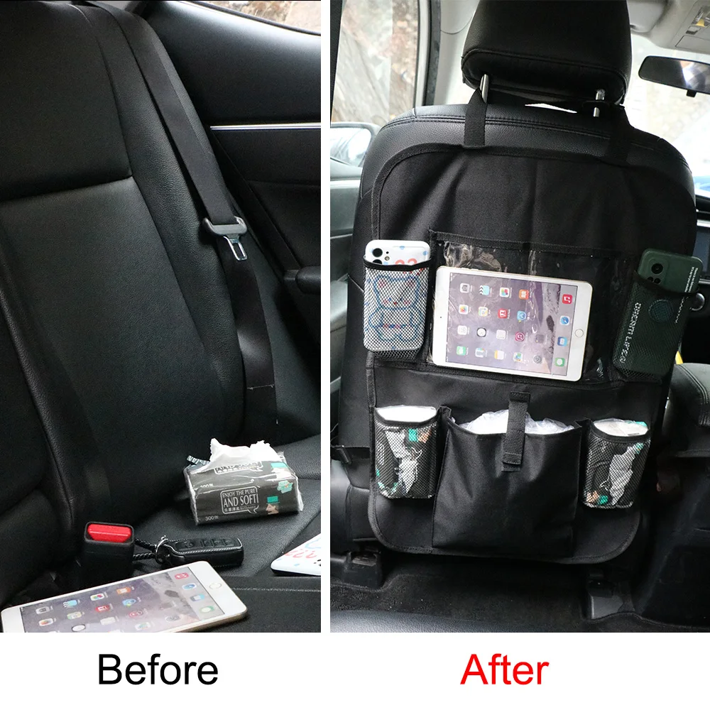 Органайзер на спинку сиденья автомобиля сумка для хранения с несколькими