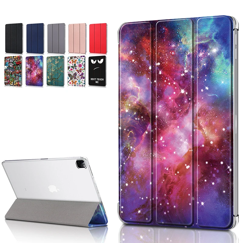 Чехол для планшета iPad Pro 12 9 дюйма 2020 2021 чехол жесткий прозрачный накладка флип