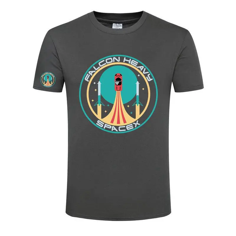 Футболка SpaceX для аэрокосмической промышленности Мужская футболка с рисунком