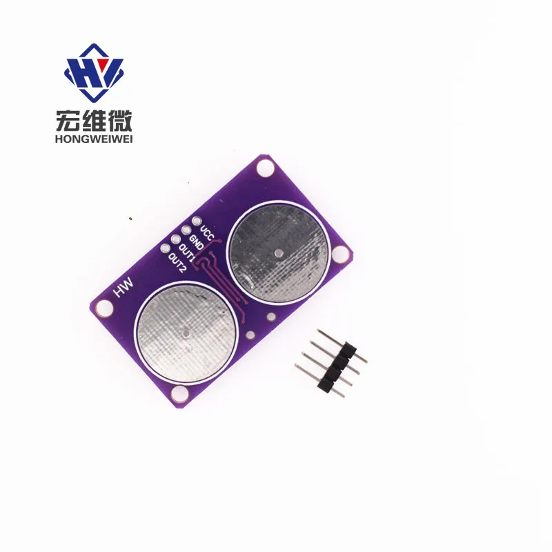 CJMCU-0201 Double Button Capacitive Touch Sensor Module Proximity Sensor Keyboard about 0-5mm Suitable for Household Appliances