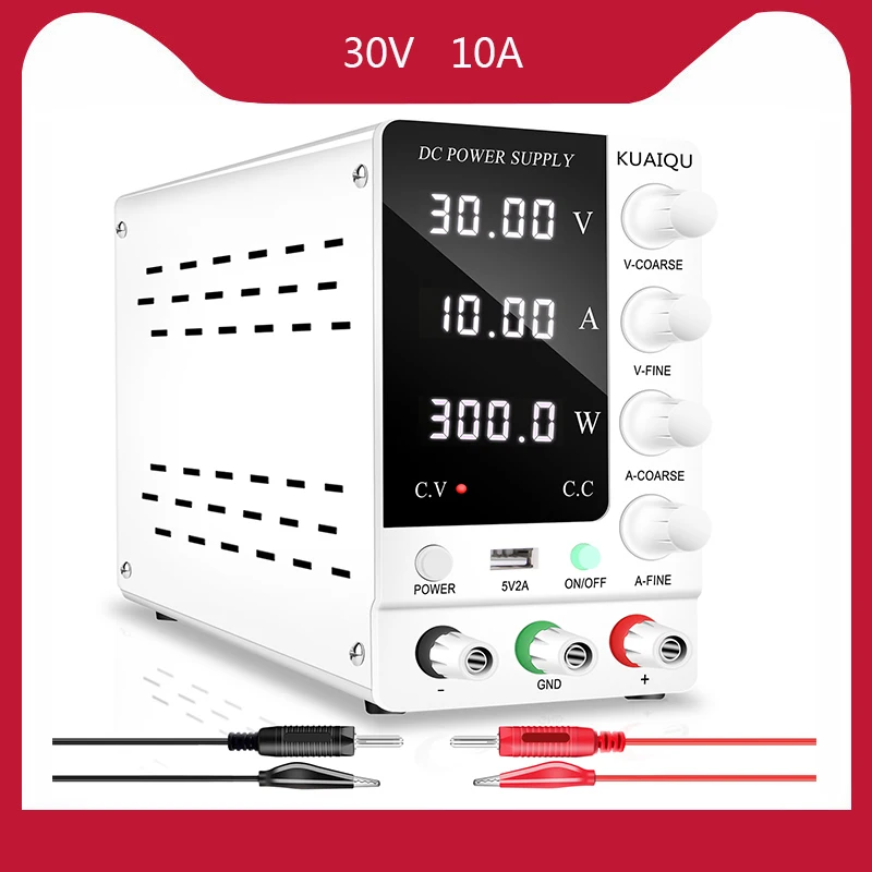 

DC Adjustable Stabilizer Switching Power Supply 30V 10A Laboratory Bench Source 60V 5A Voltage Regulator Power Supply 120V 3A