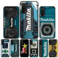 toolbox makita phone case for huawei honor 8x 9 lite view 10 life 10i 20i for mate 20 30 lite 40 pro black cover