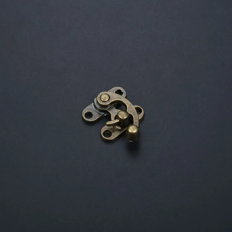 2x под бронзу Коробка Чемодан Переключить защелку пряжки античный стиль металла