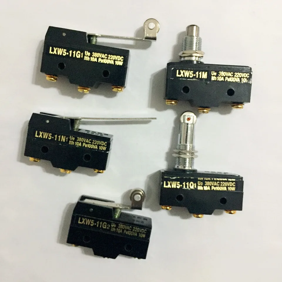 

1PCS Micro Limit Switch LXW5-11G1 11M 11N1 11Q1 11G2 Screw Terminal Limit Switch Momentary AC 380V DC 220V