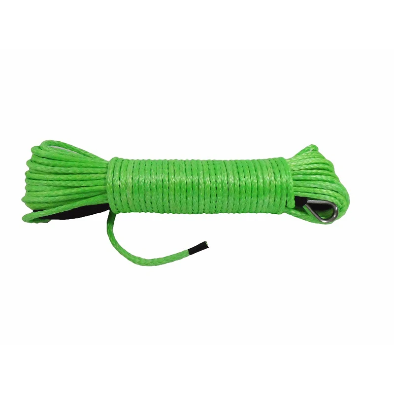 5mm 15m green 4 мм* 15 м 5 мм* 15 м 6 мм* 15 м синтетический трос лебедки буксировочный трос лебедка линия синтетический трос лебедки плазменный трос для ATV UTV SUV - Название цвета: 5mm 15m green