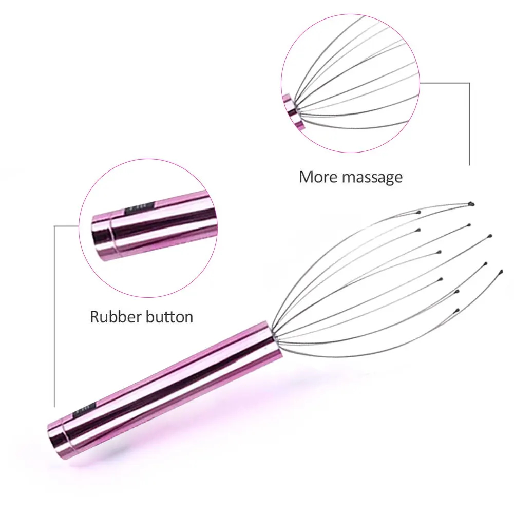

Body Massager Instrument Tools Electric Octopus Head Massager Scalper Relaxation Relief Remove Muscle Tension Tiredness Metal