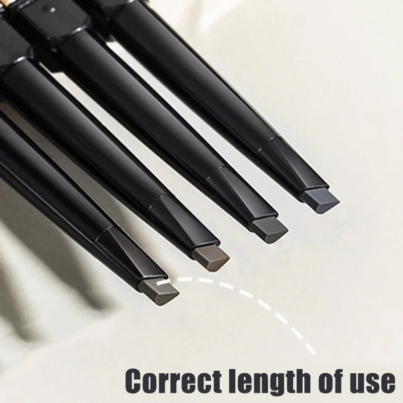 

Double Ended Eyebrow Pencil Waterproof Rotatable Triangular Eyebrow Pencil Long Lasting Waterproof Makeup ZGOOD