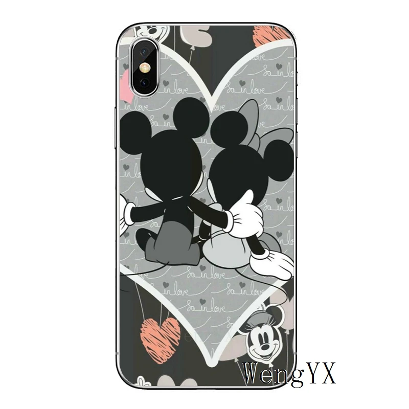 Милый мультяшный Микки Минни Маус для samsung Galaxy A10 A30 A40 A50 A60 A70 huawei P30 lite pro P Smart Y6 мягкий чехол