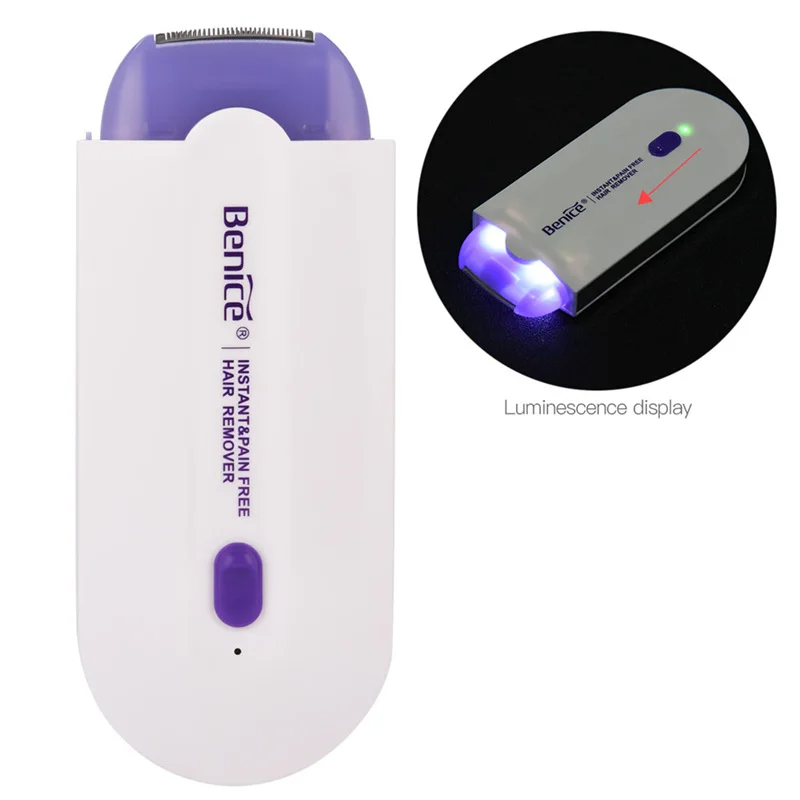 

HA-Life Female Laser Epilator Women Painless Hair Remover Bikini Trimmer USB Instant Depilation Tool Blue Light Sensor Touch