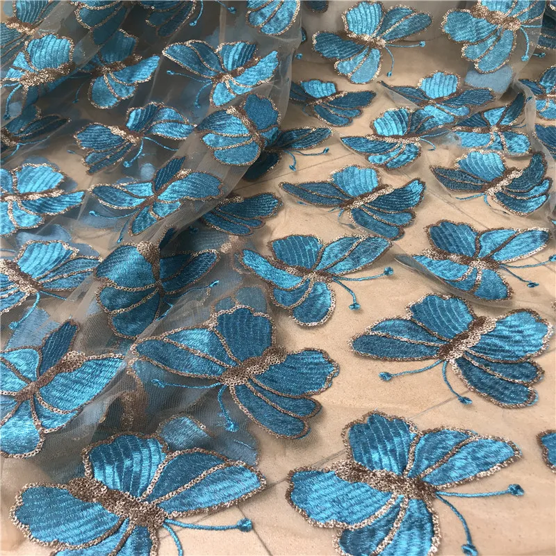 

African Lace Fabric High SYJ-30686 Quality Lace Embroidered Lace French Tulle Lace Fabric For Nigerian Party