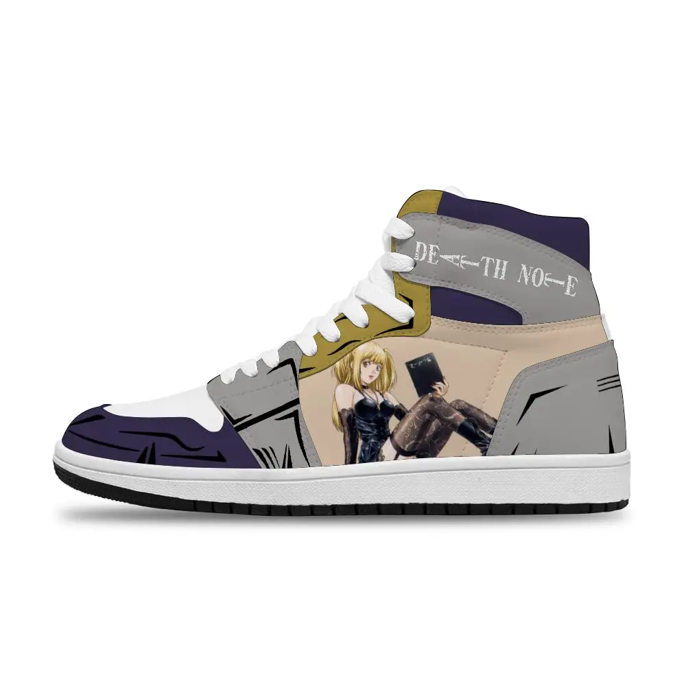 

2021 Japanese Hot Anime Death Note MisaMisa Diy Breathable Sports Non-Slip Leisure Shoes For Men Unisex Fashion Sneakers