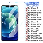 Закаленное стекло для iPhone 13, 12 mini, 11 Pro Max, защитная пленка для экрана iPhone X, XR, XS Max, 8, 7, 6, 6S Plus, 5 дюймов, зеркальное защитное стекло