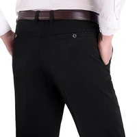 new design autumn men casual pants thick loose male pant high waist straight trousers business fashion pants man plus size 29 40