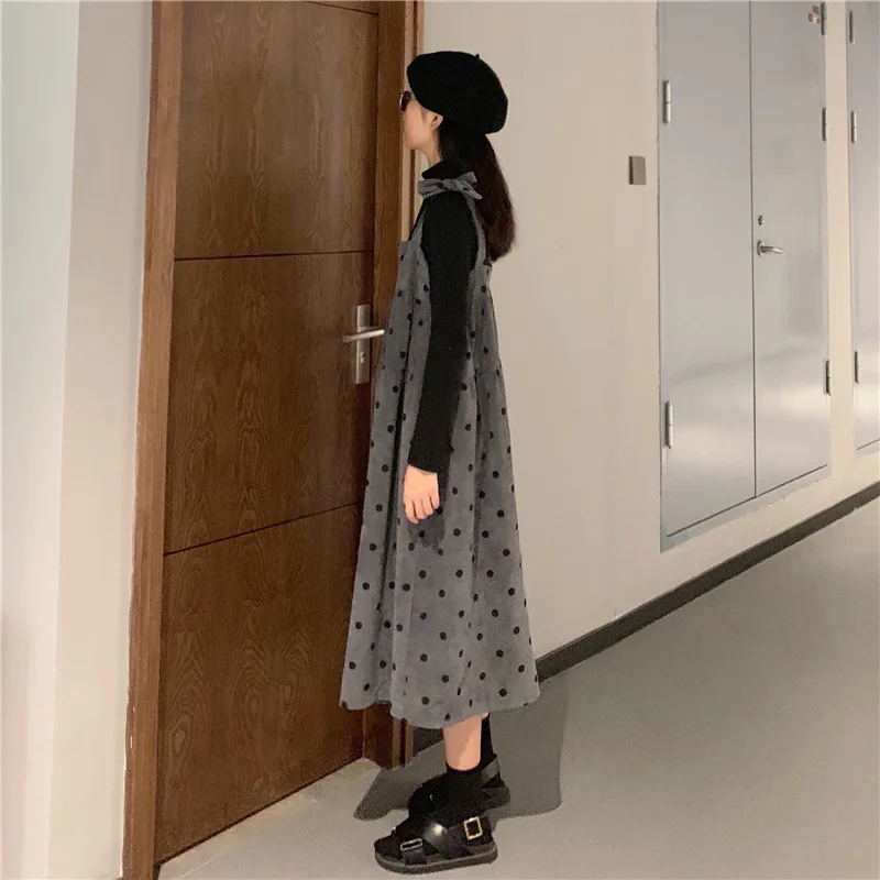 Вельветовые платья больших размеров для женщин модное и повседневное