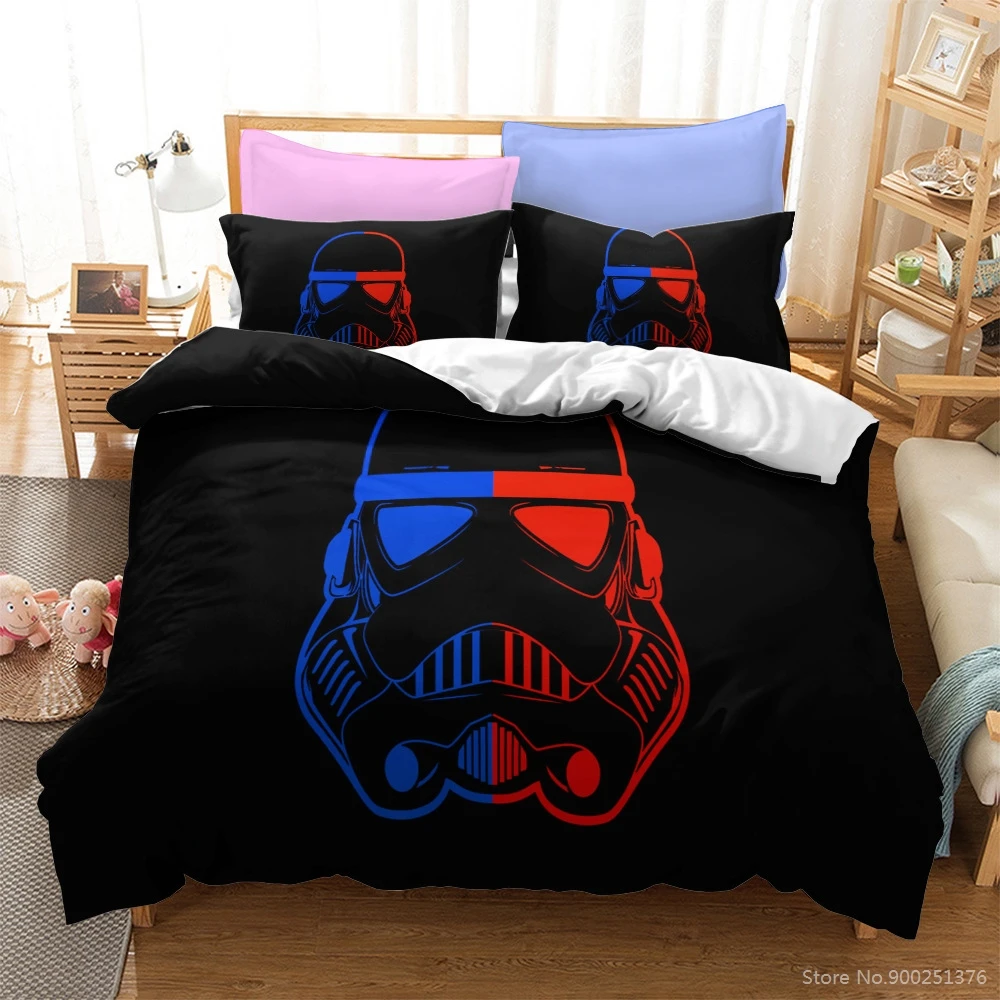 

3D Star Wars Bedding Set Disney Duvet Cover Pillowcase Set Soft Comforter Cover Set Twin Full Queen King Size for Children Boys
